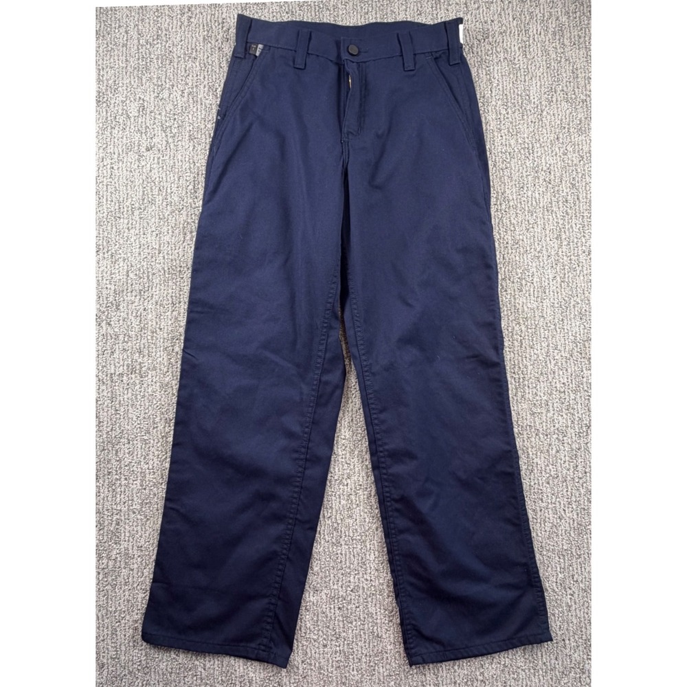 Carhartt Work Pants Men 28(29)x30
 Navy Blue FR Flame Resistant 73478-20 PPE
